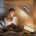 Premium Magnetic Battery Operated Wall Sconces – Black 2 Pack, 4000mAh Remote & Touch Control