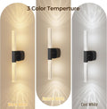 Premium Battery Operated Wall Sconces – Black 16 Inch 2 Pack, 12000mAh Remote Control