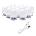 Hollywood LED Vanity Mirror Lights Kit 14 Bulbs 4000K USB Dimmable