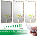 Hollywood Mirror Lights Makeup Vanity Lights, LED Vanity Mirror Lights Kit for Dressing Table, Dimmable and Adapter Plug in, Mirror Not Included (16 Bulbs Natural White) - SuperSaverAU - view 5
