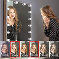Hollywood Mirror Lights Makeup Vanity Lights, LED Vanity Mirror Lights Kit for Dressing Table, Dimmable and Adapter Plug in, Mirror Not Included (16 Bulbs Natural White) - SuperSaverAU - view 6