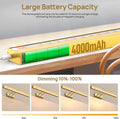 Premium Battery Operated Picture Light – Gold 16 Inch, 4000mAh Remote & Touch Control