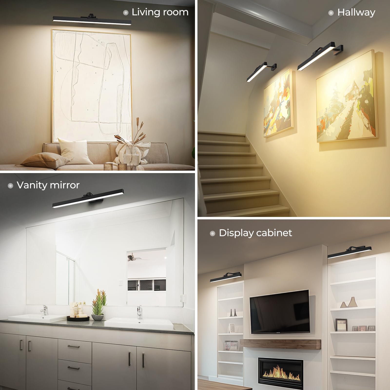 V1171 24in Battery-Powered Wall Picture Light, CCT Dimmable with Remote Control - SuperSaverAU - view 7