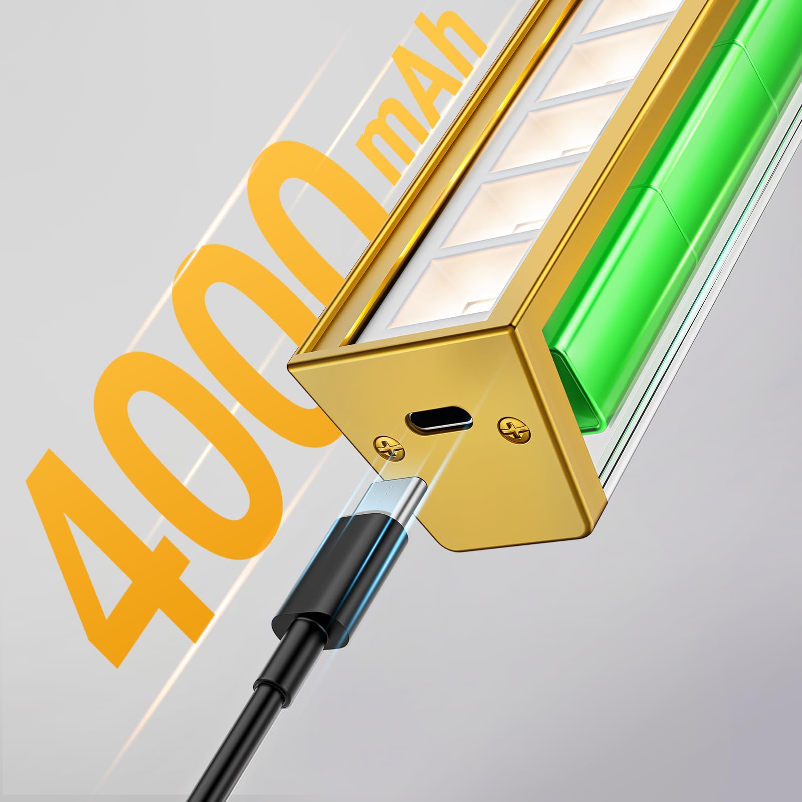 V1171 Battery Operated Picture Light 16in, Remote Control, Dimmable, Gold - SuperSaverAU - view 9