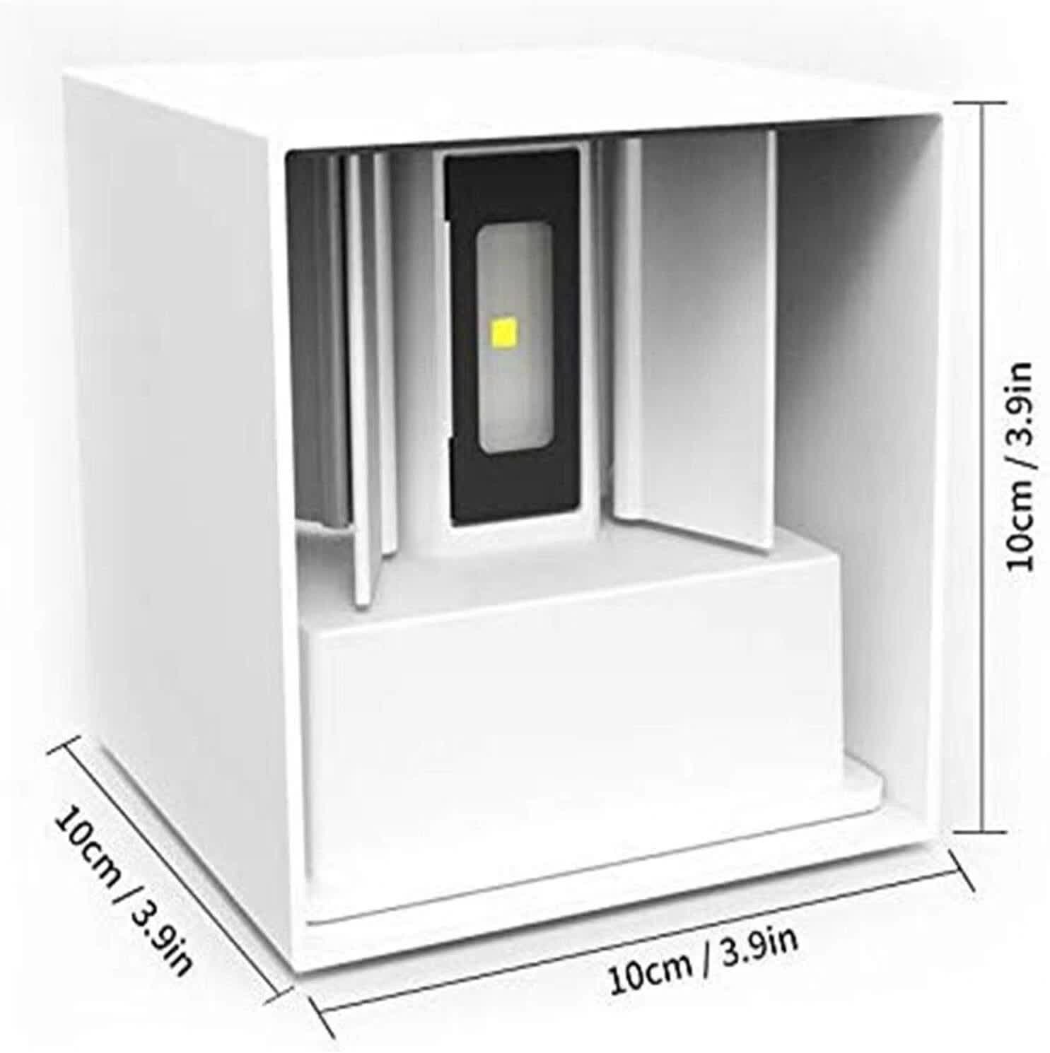 V1171 LED Wall Light 12W, Adjustable Angle, IP65 Waterproof, Modern Aluminum Sconce - SuperSaverAU - view 7