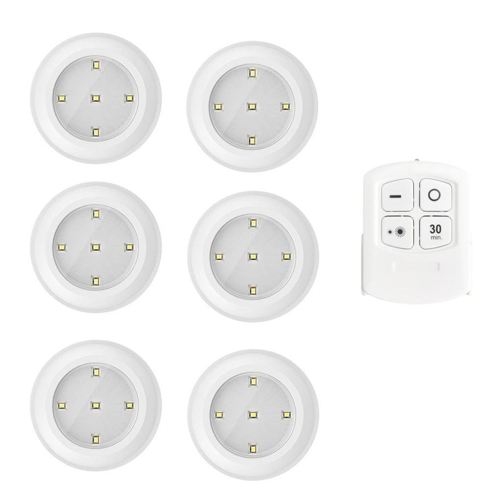 LED Light Set with Remote - Cool White, Battery-Powered, Infrared Sensor, 3 Pack - SuperSaverAU - view 1