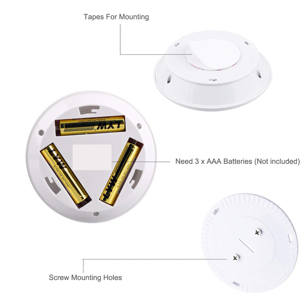 LED Light Set with Remote - Cool White, Battery-Powered, Infrared Sensor, 3 Pack - SuperSaverAU - view 7