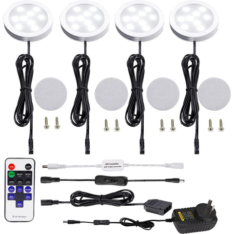 Energy Efficient Dimmable Under Counter Lights, 12W, 4 Lights, Daylight White - SuperSaverAU - view 1