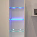 Premium RGB LED Glass Shelf Light Kit – 6 Lights with RF Remote & Clip-On Design