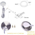 RGBWW 4-Light Under Cabinet LED Puck Light Kit with IR Remote - 12W