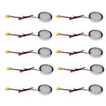 Premium Under Cabinet LED Puck Lights – Warm White 10 Pack, 12V Hardwired Design