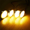 Premium Under Cabinet LED Puck Lights – Warm White 10 Pack, 12V Hardwired Design
