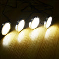 Premium Under Cabinet LED Puck Lights – Day White 4 Pack, 12V Hardwired Design