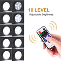 Dimmable LED Under Cabinet Lighting Kit, 6 Ultra Slim Puck Lights with Remote - SuperSaverAU - view 4