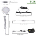 Dimmable LED Under Cabinet Lighting Kit, 6 Ultra Slim Puck Lights, 12V with Remote - SuperSaverAU - view 3