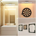 Premium Battery Operated Picture Light – White 16 Inch, 4000mAh Remote & Touch Control