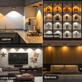 LED Rechargeable Slim Cabinet Light 2cm, Remote Control, Magnetic Mount, Metal - SuperSaverAU - view 3