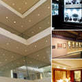 12V Under Cabinet LED Puck Lights - 9 Pack Recessed Mini Downlights with Connectors - SuperSaverAU - view 5