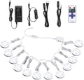 Linkable Under Cabinet LED Puck Lights 12V Dimmable with Wireless RF Remote Control - SuperSaverAU - view 1