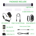 Dimmable LED Under Cabinet Lighting Bar Kit, 3 Panels, Linkable, Warm White - SuperSaverAU - view 2