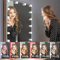 Hollywood LED Vanity Mirror Lights Kit, 4000K Natural White, 10 Bulbs, Dimmable, 12V - SuperSaverAU - view 5