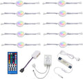 RGBW Under Cabinet Lighting Kit, 10 Pack LED Puck Lights with Remote Control - SuperSaverAU - view 1