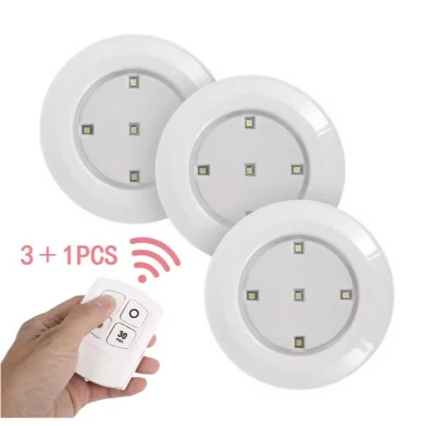 LED Light Set with Remote - Warm White, Battery-Powered, Easy Installation, Infrared Sensor - SuperSaverAU - view 1