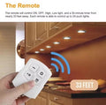 LED Light Set with Remote - Warm White, Battery-Powered, Easy Installation, Infrared Sensor - SuperSaverAU - view 3