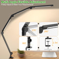 LED Desk Lamp, Foldable Table Lamp with 360 Rotation, 4 Color Temps, 5 Brightness Levels, Black - SuperSaverAU - view 2