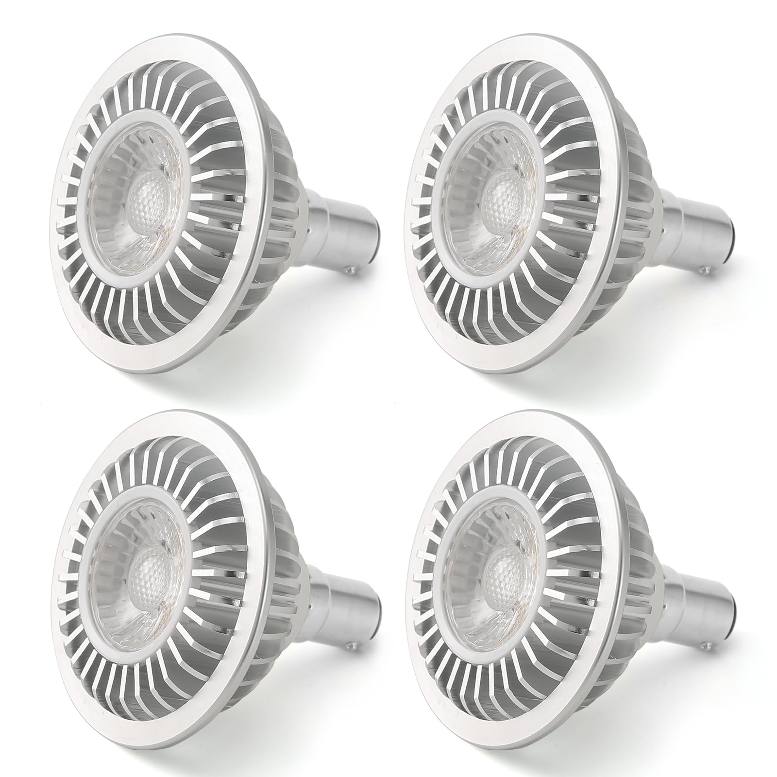 AR70 LED Light Bulb 7W BA15D B15 Base, 500lm Natural White, 4 Pack - SuperSaverAU - view 1