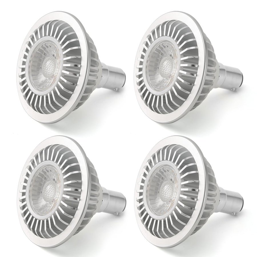 AR70 LED Light Bulb 7W BA15D B15 Base, 500lm Natural White, 4 Pack - SuperSaverAU - view 1