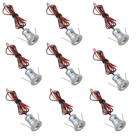 AIBOO LED Small Recessed Ceiling Lights 9 Pack, IP54 Ultra Slim for Kitchen, Hallway - SuperSaverAU - view 1