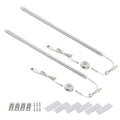 Premium Motion Sensor USB Cabinet Lights – Natural White 20 Inch 2 Pack