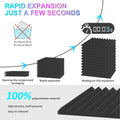 JBER Acoustic Foam Wedges 48pcs 30x30x2.5cm for Soundproof Padding Wall - SuperSaverAU - view 5