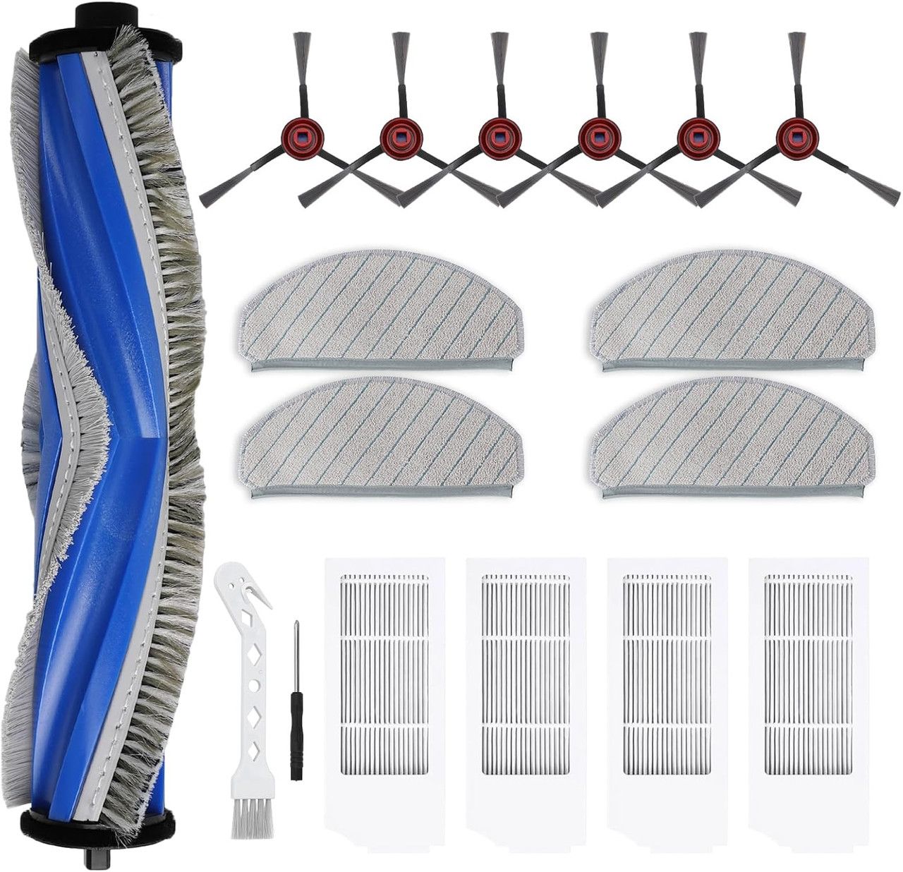 18 PCS Accessories for ECOVACS DEEBOT N20 Plus Robot Vacuum Cleaner - SuperSaverAU - view 1