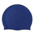 Premium Navy Large Silicone Swimming Cap Waterproof Swim Hat