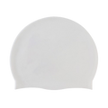 Premium White Large Silicone Swimming Cap Waterproof Swim Hat