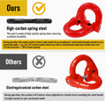 Premium 2T Sling Hook & Hammerlock Kit - Red, 2 Sets