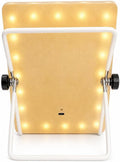 LED Vanity Makeup Mirror Gift Set with Dimmable Light Adjustable Stand and Rechargeable Design