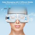 Smart Heated Eye Massager with Bluetooth Music Air Pressure Vibration and Warm Compress