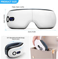 Smart Heated Eye Massager with Bluetooth Music Air Pressure Vibration and Warm Compress