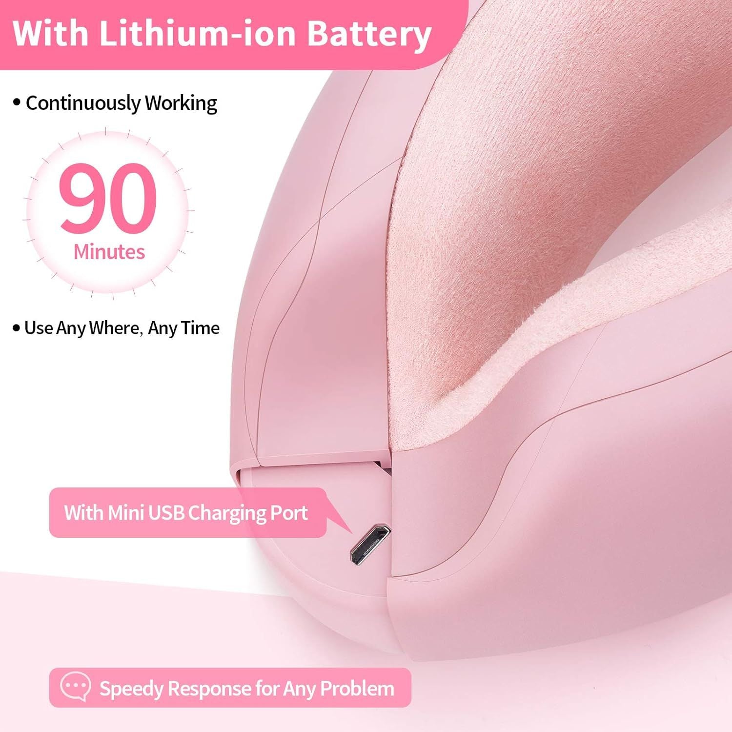 Smart Heated Eye Massager Gift with Bluetooth Music Air Pressure and Warm Compress