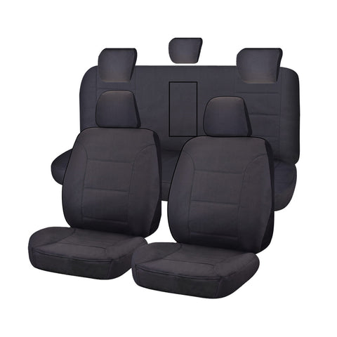 Premium Isuzu D-MAX Dual Cab Charcoal All Terrain Seat Covers 2012-2020