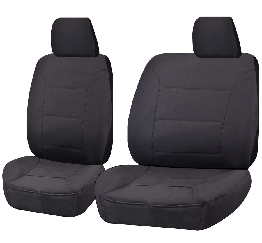 Premium Toyota LandCruiser 60 70 80 Series Charcoal All Terrain Seat Covers 1981-2010