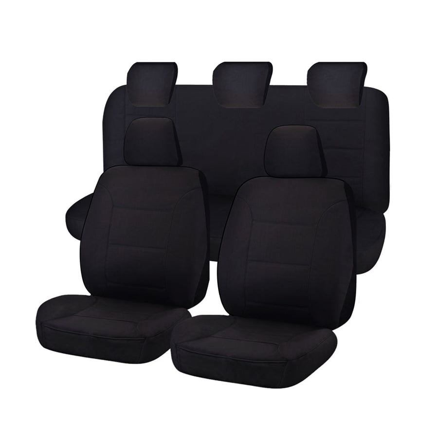Premium Mazda BT-50 UP Dual Cab Black Challenger Seat Covers 2011-2015