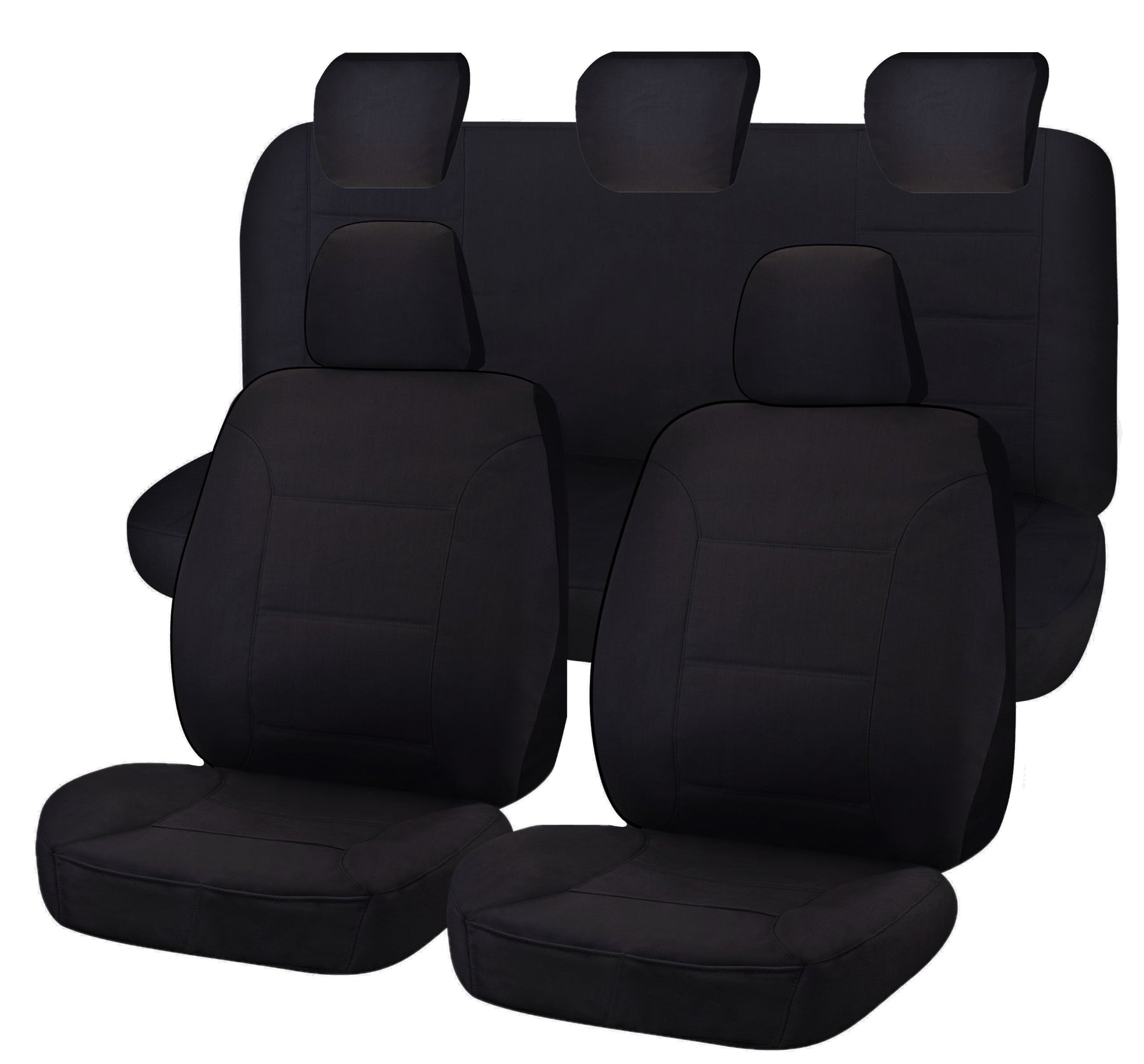 Premium Mazda BT-50 UR Dual Cab Black Challenger Seat Covers 2015-2020