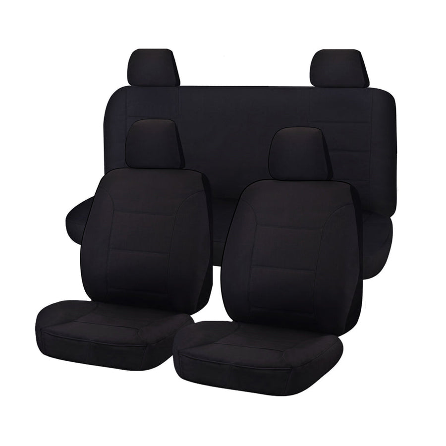 Premium Nissan Navara D23 NP300 Black Challenger Seat Covers 2017-2020