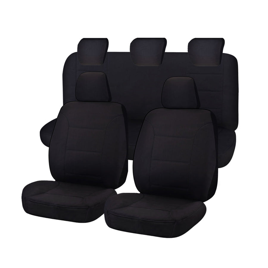 Premium Ford Ranger PXII Dual Cab Black Challenger Seat Covers 2015-On