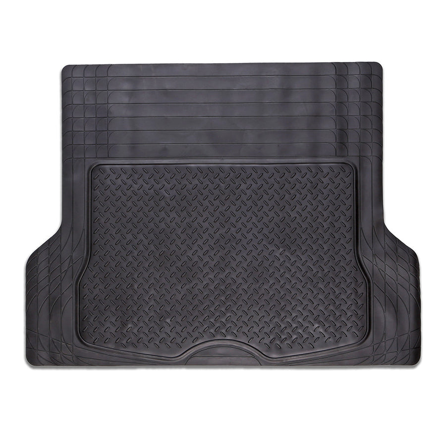 CMT Rubber Boot Mat Black 144 x 109.5cm. - SuperSaverAU - view 1
