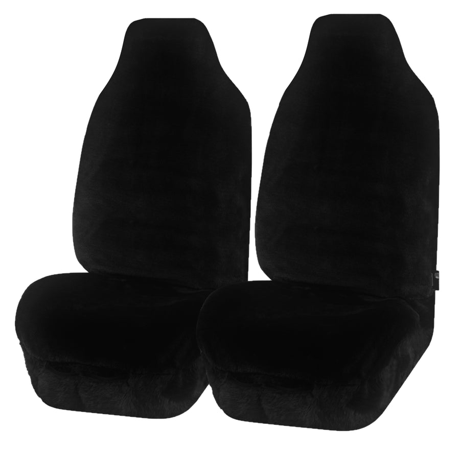Universal Finesse Faux Fur Seat Covers - Universal Size, Minky Fabric, Plush Feel - SuperSaverAU - view 1